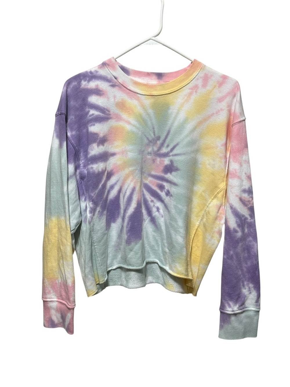 Dreamsicle. Pastel Tie-Dye Sweatshirt
